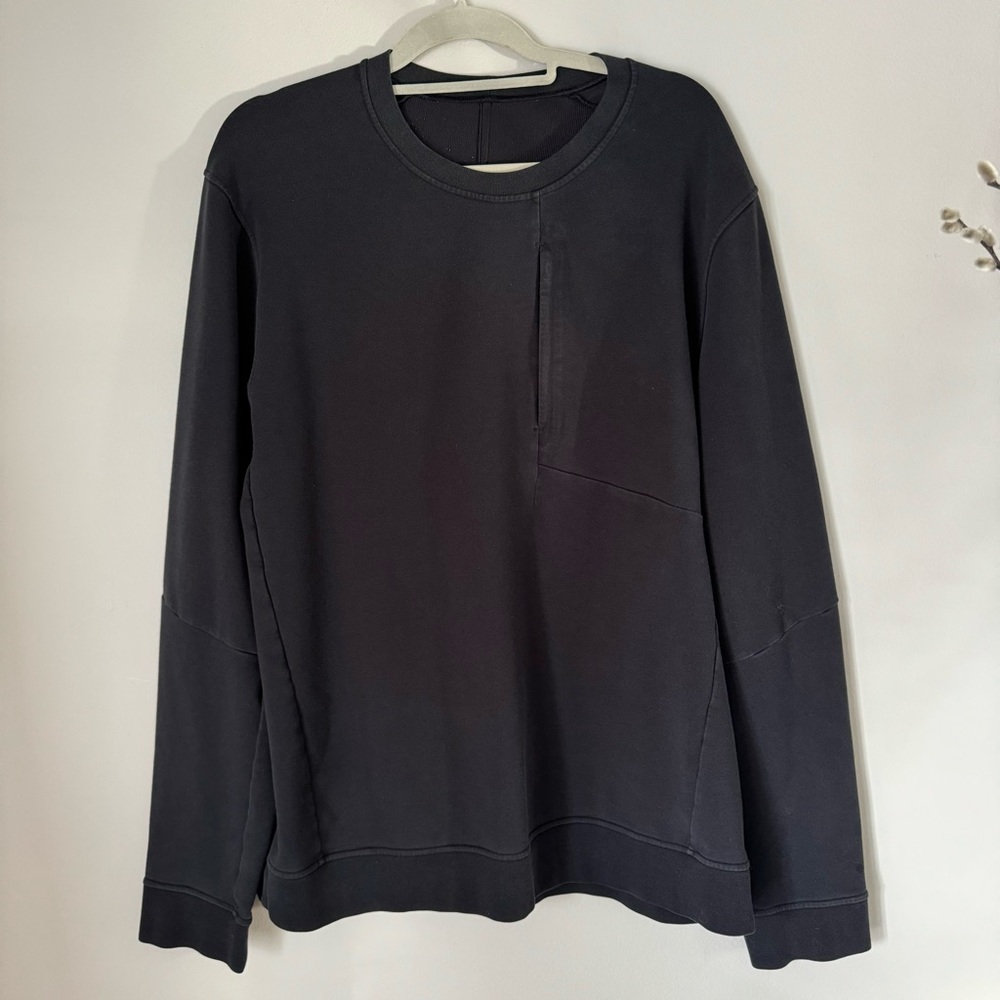 Lululemon City Sweat Crew Black (Second Release), size XL